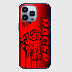 Чехол для iPhone 13 Pro Гонщик, цвет: 3D-тёмно-синий