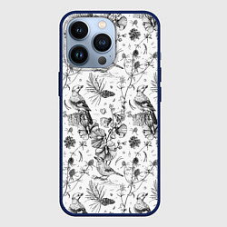 Чехол для iPhone 13 Pro Бузулукский бор, цвет: 3D-тёмно-синий