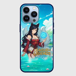 Чехол для iPhone 13 Pro Ahri League of Legends, цвет: 3D-тёмно-синий