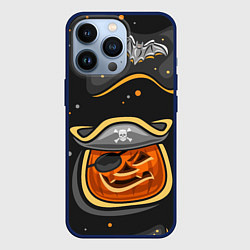 Чехол для iPhone 13 Pro Пиратский хэллоуин, цвет: 3D-тёмно-синий