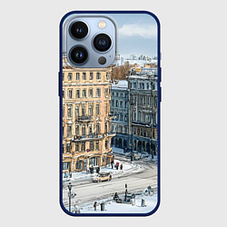 Чехол iPhone 13 Pro Зимняя улица Питера