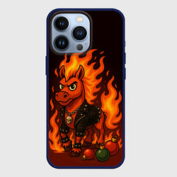 Чехол iPhone 13 Pro Огненный конь 26