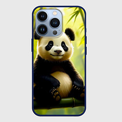 Чехол для iPhone 13 Pro Бамбуковый хранитель, цвет: 3D-тёмно-синий