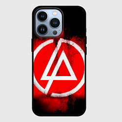 Чехол для iPhone 13 Pro Linkin Park: Red style, цвет: 3D-черный