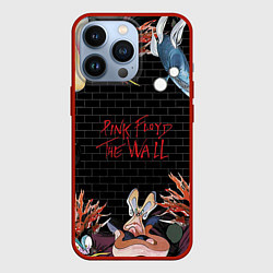 Чехол для iPhone 13 Pro Pink Floyd: The Wall, цвет: 3D-красный