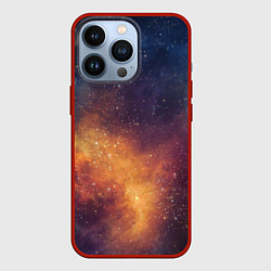 Чехол для iPhone 13 Pro Космос, цвет: 3D-красный