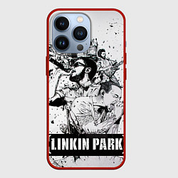 Чехол для iPhone 13 Pro Linkin Park, цвет: 3D-красный