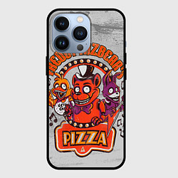 Чехол для iPhone 13 Pro Freddy Pizza, цвет: 3D-черный