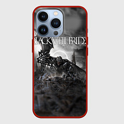 Чехол для iPhone 13 Pro Black Veil Brides: Faithless, цвет: 3D-красный