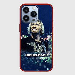 Чехол для iPhone 13 Pro Nickelback: Chad Kroeger, цвет: 3D-красный
