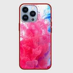 Чехол для iPhone 13 Pro Взрыв красок, цвет: 3D-красный