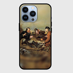 Чехол для iPhone 13 Pro Русские охотники, цвет: 3D-черный