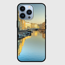 Чехол для iPhone 13 Pro Питер, цвет: 3D-черный