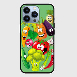 Чехол для iPhone 13 Pro Правильное питание, цвет: 3D-черный