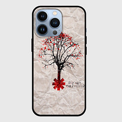 Чехол для iPhone 13 Pro RHCP: Red Tree, цвет: 3D-черный