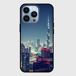 Чехол для iPhone 13 Pro Дубай, цвет: 3D-черный