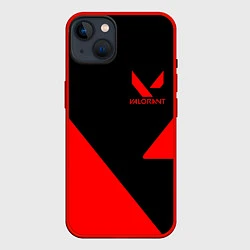 Чехол для iPhone 14 Plus VALORANT, цвет: 3D-красный
