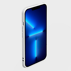 Чехол для iPhone 14 Plus BMW M Series Синий Гранж, цвет: 3D-белый — фото 2