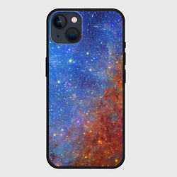 Чехол для iPhone 14 Plus Яркая вселенная, цвет: 3D-черный