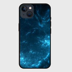 Чехол для iPhone 14 Plus Blue stars, цвет: 3D-черный