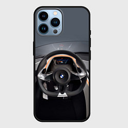 Чехол для iPhone 14 Pro Max BMW - salon, цвет: 3D-черный