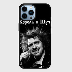 Чехол для iPhone 14 Pro Max Король и Шут, цвет: 3D-черный