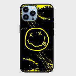 Чехол для iPhone 14 Pro Max NIRVANA, цвет: 3D-черный