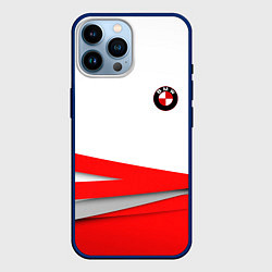 Чехол для iPhone 14 Pro Max BMW, цвет: 3D-тёмно-синий