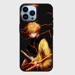 Чехол для iPhone 14 Pro Max KIMETSU NO YAIBA, цвет: 3D-черный