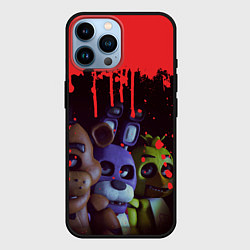 Чехол для iPhone 14 Pro Max Five Nights At Freddys, цвет: 3D-черный