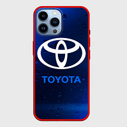 Чехол для iPhone 14 Pro Max TOYOTA ТОЙОТА, цвет: 3D-красный