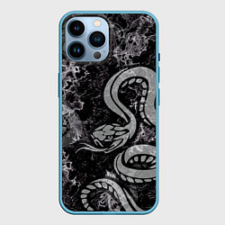 Чехол для iPhone 14 Pro Max COBRA RAGE, цвет: 3D-голубой