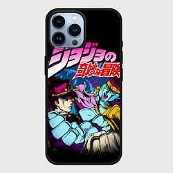 Чехол для iPhone 14 Pro Max Джотаро Star Platinum, JoJos Bizarre Adventure, цвет: 3D-черный