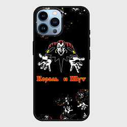 Чехол для iPhone 14 Pro Max КОРОЛЬ И ШУТ, ГЕРОИ И ЗЛОДЕИ!, цвет: 3D-черный