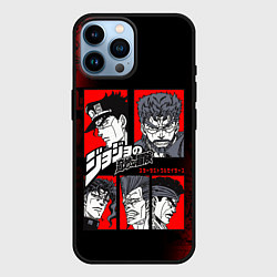 Чехол для iPhone 14 Pro Max JOJO BIZARRE ADVENTURE ДЖОДЖО АРТ, цвет: 3D-черный