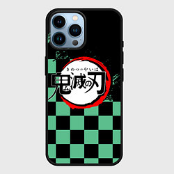 Чехол для iPhone 14 Pro Max TANJIRO KAMAD, КЛИНОК РАССЕКАЮЩИЙ ДЕМОНОВ, цвет: 3D-черный