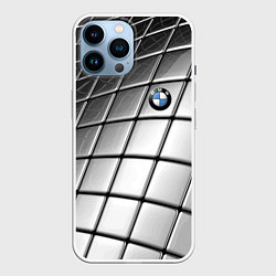 Чехол для iPhone 14 Pro Max BMW pattern 2022, цвет: 3D-белый