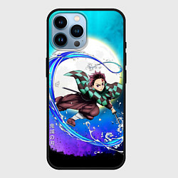 Чехол для iPhone 14 Pro Max Клинок, рассекающий демонов Танджиро Tanjiro, цвет: 3D-черный