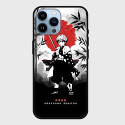 Чехол для iPhone 14 Pro Max ЗЕНИЦУ КЛИНОК, РАССЕКАЮЩИЙ ДЕМОНОВ, цвет: 3D-черный