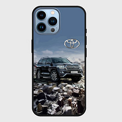 Чехол для iPhone 14 Pro Max Toyota Land Cruiser 200 V8, цвет: 3D-черный