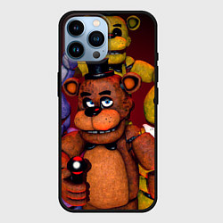Чехол для iPhone 14 Pro Max Пять ночей Фредди, цвет: 3D-черный
