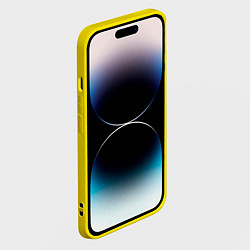 Чехол для iPhone 14 Pro Max Самый лучший папа всех времён и народов, цвет: 3D-желтый — фото 2