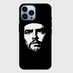 Чехол для iPhone 14 Pro Max Че Гевара тёмный фон, цвет: 3D-черный