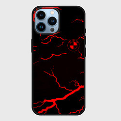 Чехол для iPhone 14 Pro Max BMW storm red color, цвет: 3D-черный