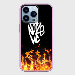 Чехол для iPhone 14 Pro Noize MC, цвет: 3D-сиреневый