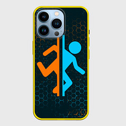 Чехол для iPhone 14 Pro PORTAL ПОРТАЛ, цвет: 3D-желтый
