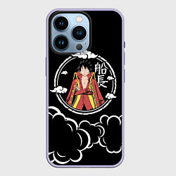 Чехол для iPhone 14 Pro Манки Д Луффи One Piece, цвет: 3D-светло-сиреневый