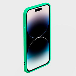 Чехол для iPhone 14 Pro Кролик 2023, цвет: 3D-мятный — фото 2