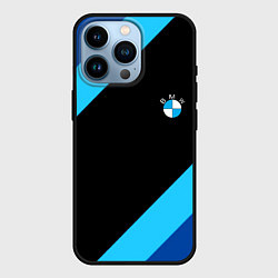 Чехол для iPhone 14 Pro BMW line, цвет: 3D-черный