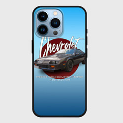 Чехол для iPhone 14 Pro Американский маслкар Chevrolet Camaro третьего пок, цвет: 3D-черный